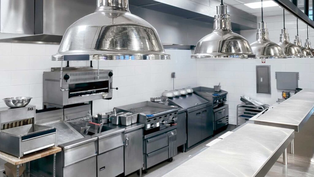 Close-up of a pest-free commercial kitchen in Lake Macquarie